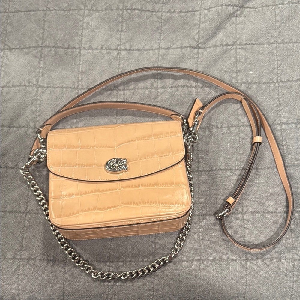 Coach Purse - Croc Cassie Crossbody 19